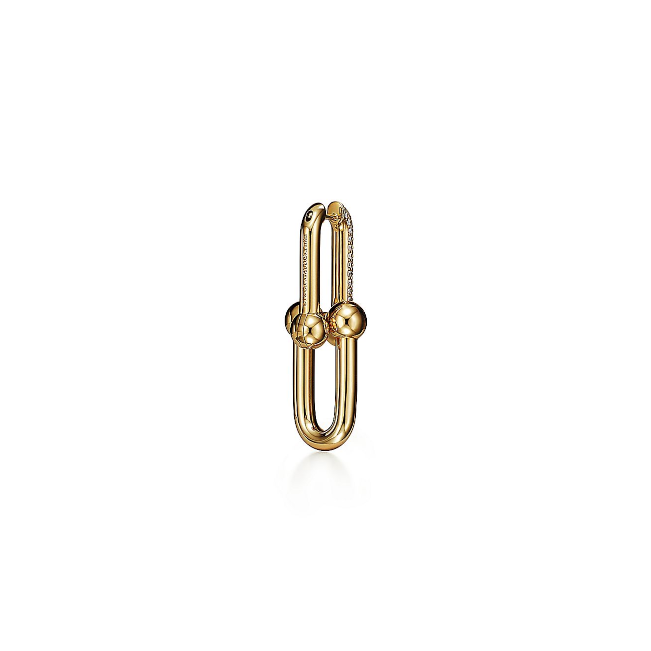 Tiff HardWear Large Link Diamonds Earrings