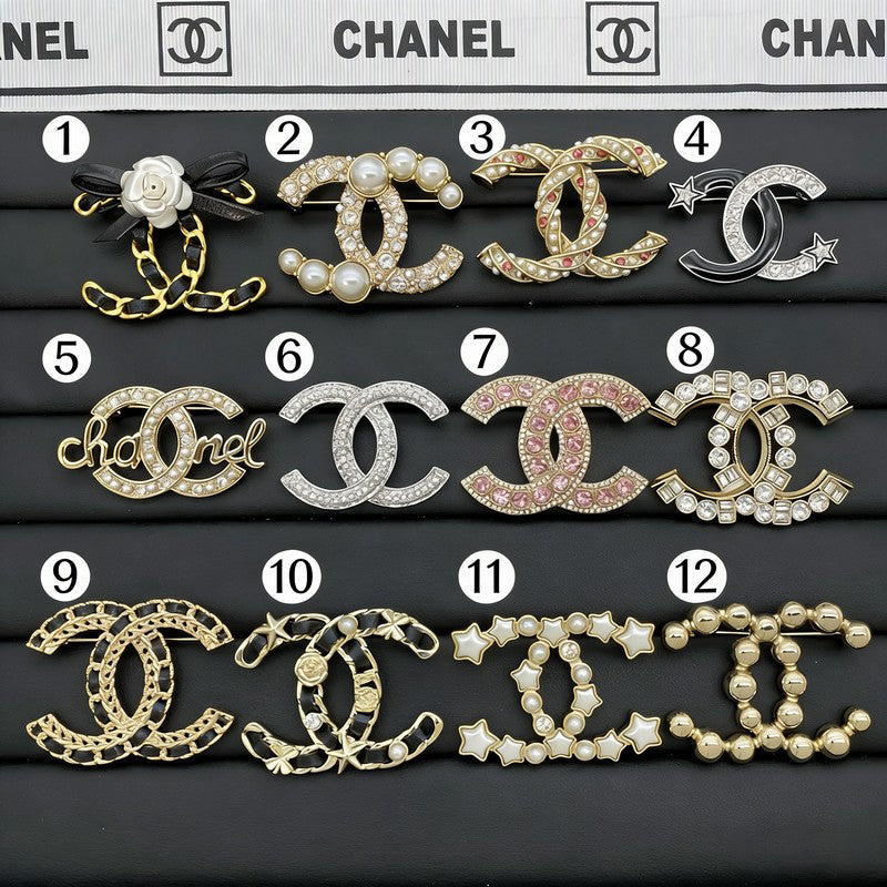 CC Gold Brooch Collection Seven