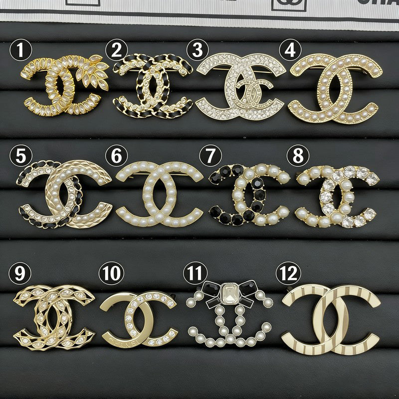 CC Gold Brooch Collection XXE