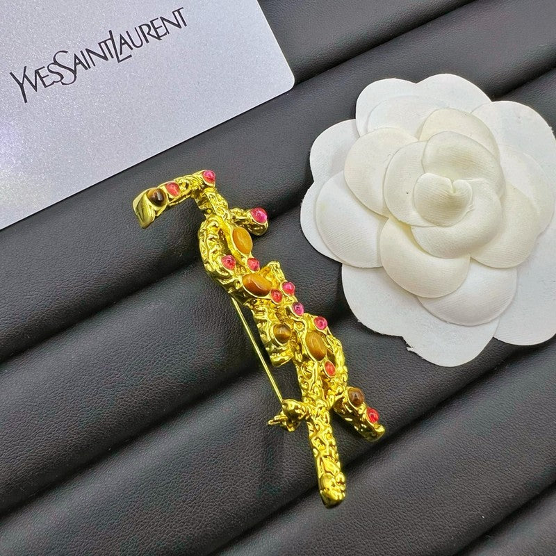 Saint Crystal Brooch