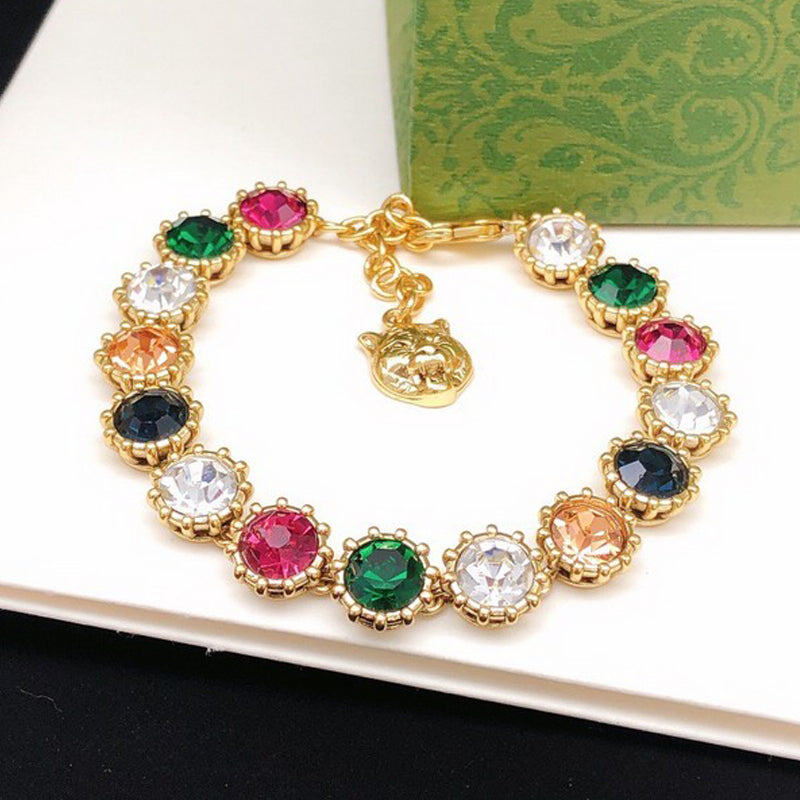 GG Color Crystal Tiger Bracelet