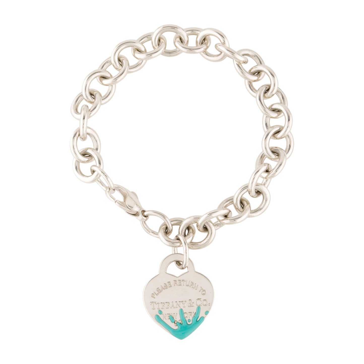 Tiff Heart Tag Bracelet