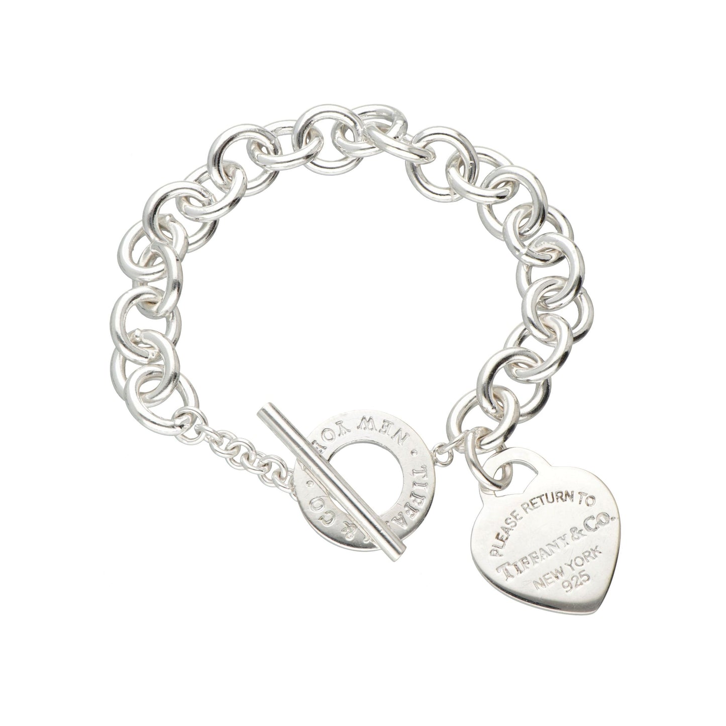 Tiff Heart Tag Bracelet