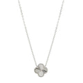 Textured Clover Necklace