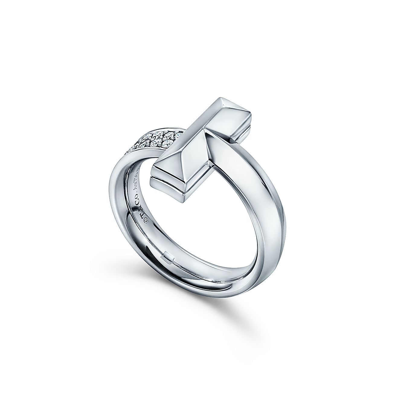 Tiff Narrow Pave Ring