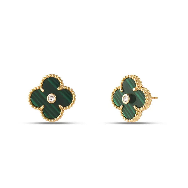 Diamond Clover Earring