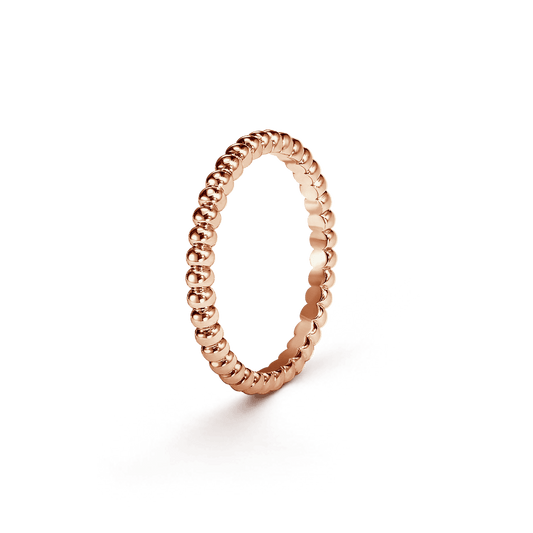 18K Van Cleef & Arpels Perlée Pearls Of Gold Ring