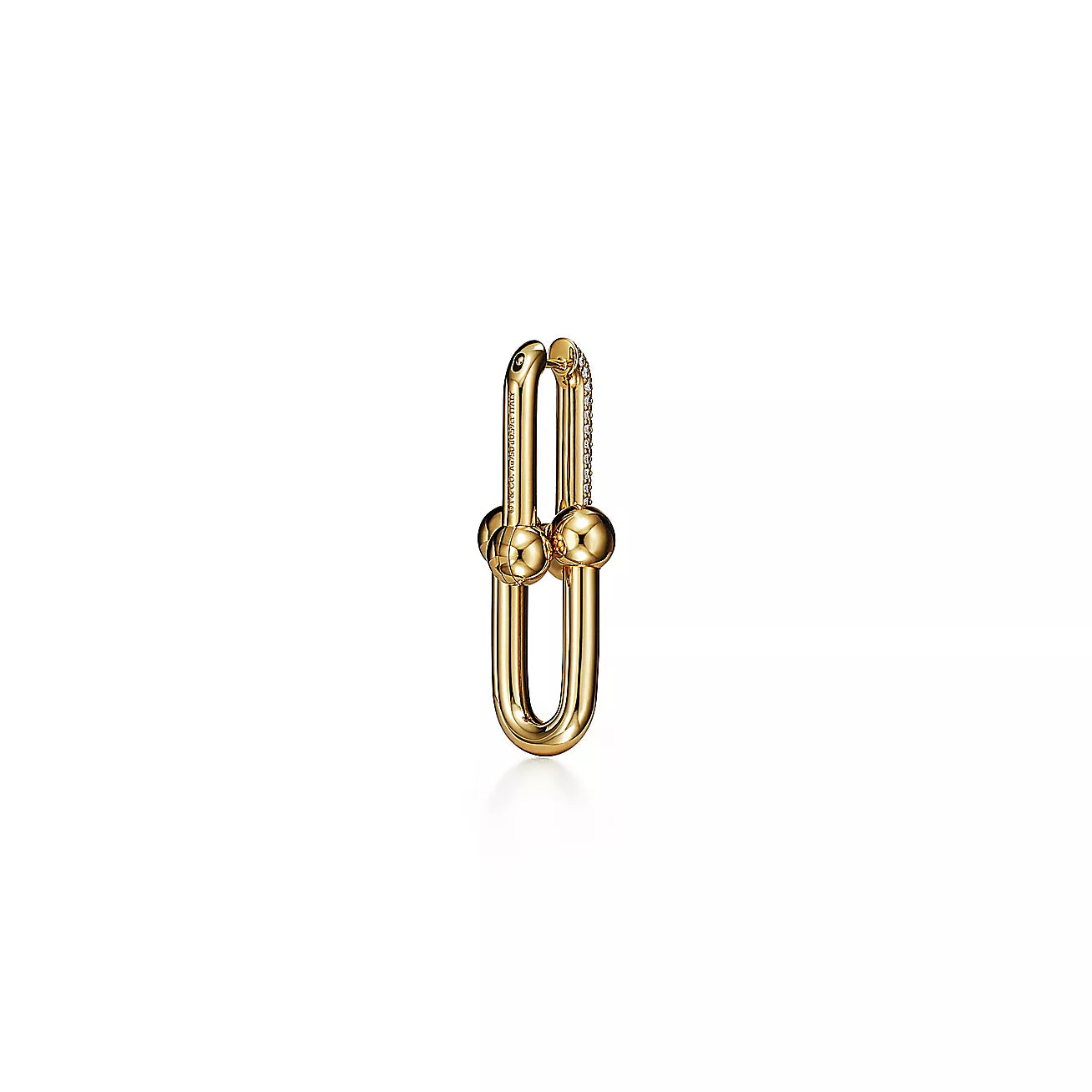 Tiff HardWear Large Link Diamonds Earrings