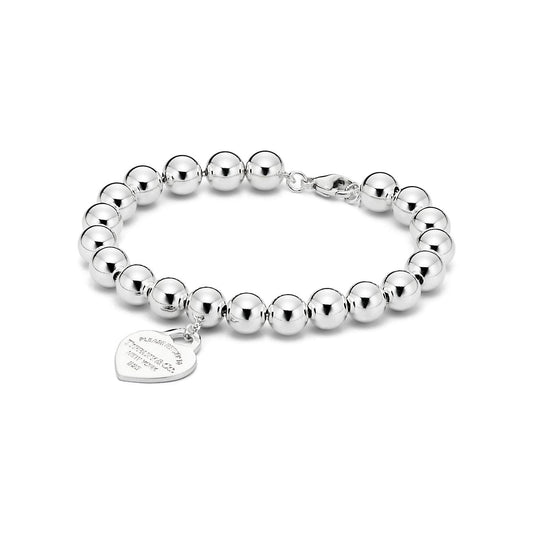 Tiff Heart Tag Bracelet