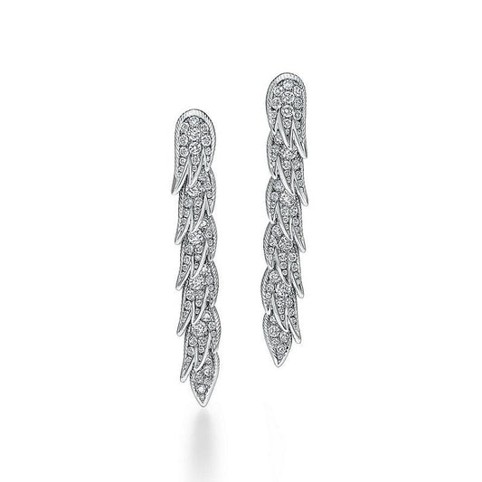 Tiff Bird on a Rock by Tiffany Drop Earrings
