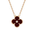 Lucky Diamond Clover Necklace