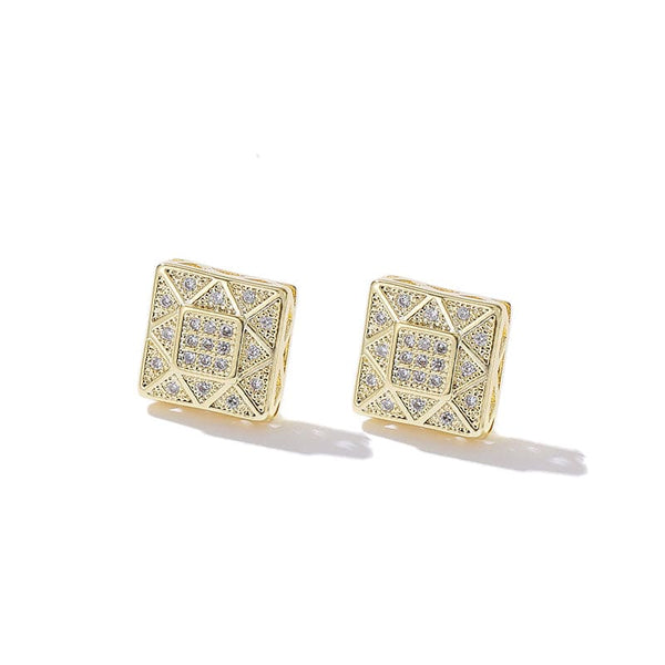 Square Zircon Earrings