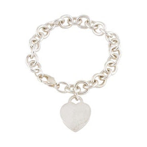 Tiff Heart Tag Bracelet