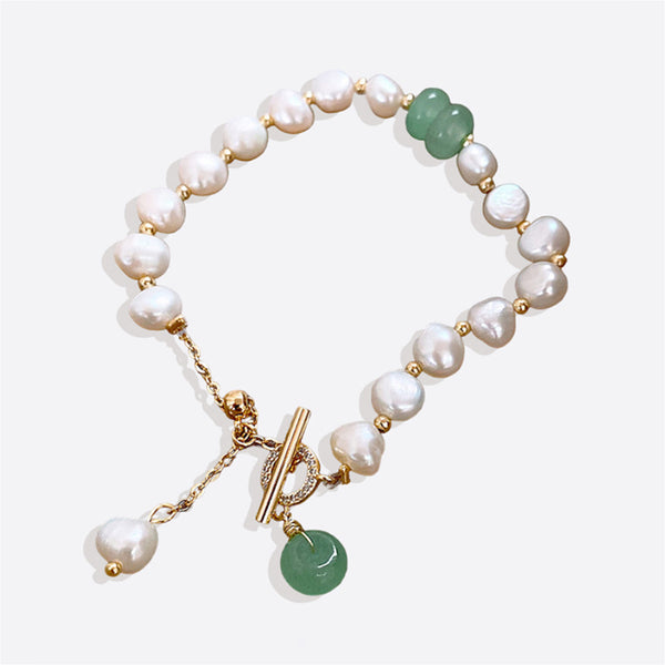 Pearl with Jade Bracelet