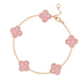 Pink Clover Bracelet