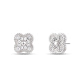 Diamond Clover Earring