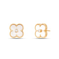 Diamond Clover Earring