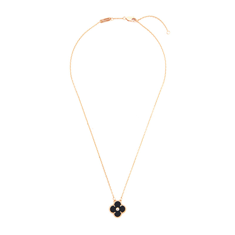 Lucky Diamond Clover Necklace