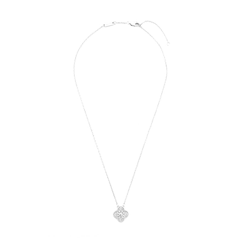 Lucky Diamond Clover Necklace