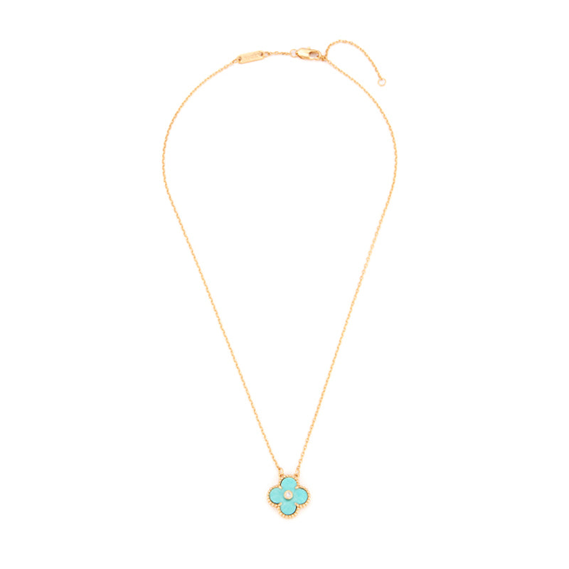 Lucky Diamond Clover Necklace