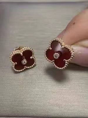 Diamond Clover Earring