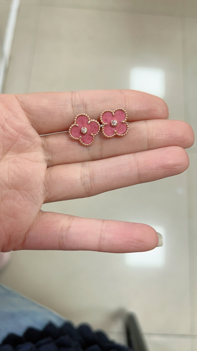 Diamond Clover Earring