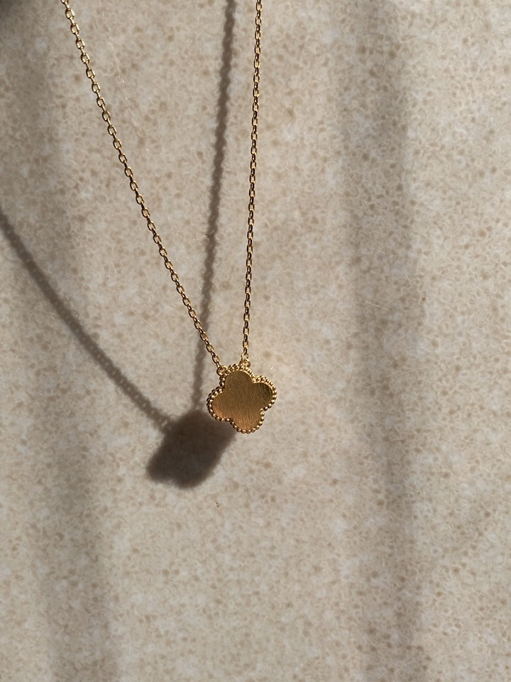 Lucky Diamond Clover Necklace