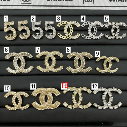 CC Gold Brooch Collection Ten