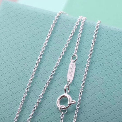 Tiff Blue Heart Necklaces