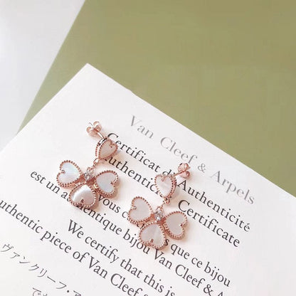 18K Sweet Alhambra Effeuillage Earrings