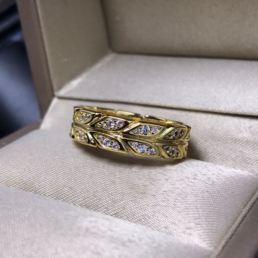 Tiff Yellow Gold Victoria Vine Ring