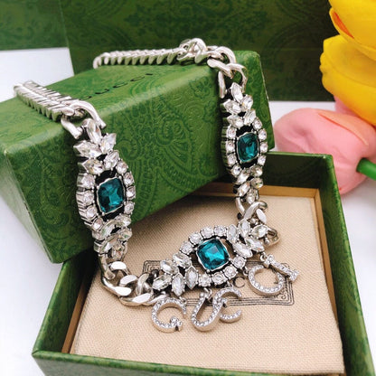 GG Script Diamonds Necklace