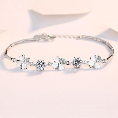 Crystal Clover Bracelet