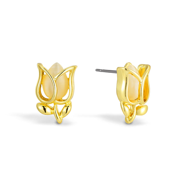 18K Tulip Earrings