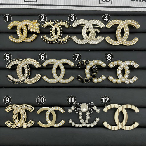 CC Gold Brooch Collection XXE
