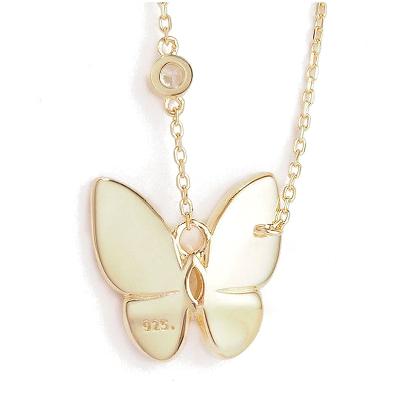 Butterfly Pearl Necklace