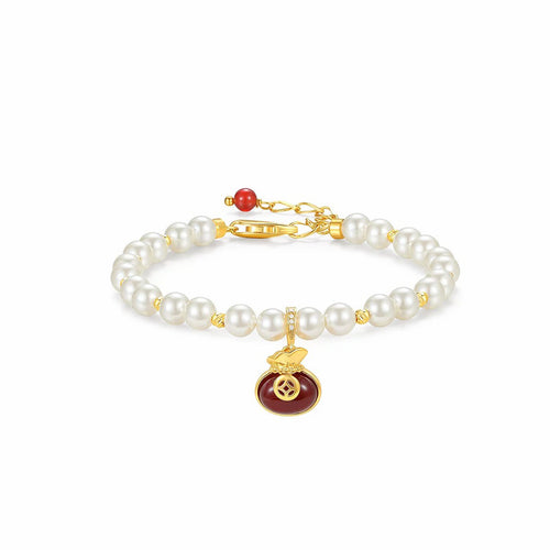 Pearl Gold Bracelet