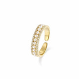 Diamond & Pearl Gold Ring