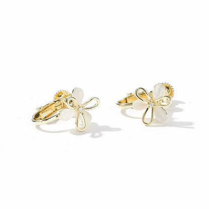 Fan Gold Earrings