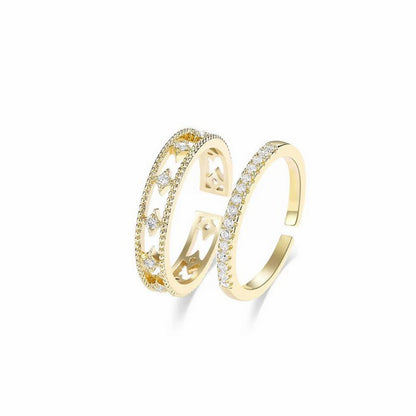 Diamond Gold Ring Set