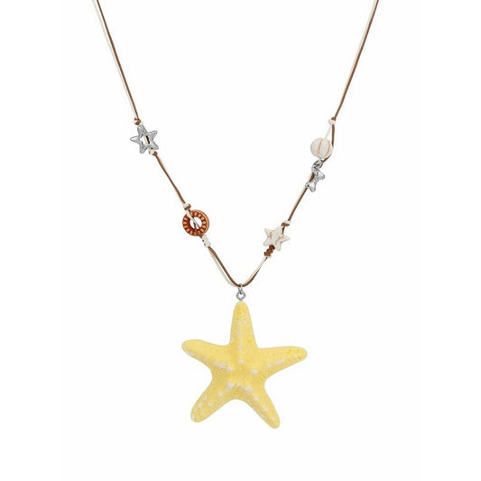 Yellow Star Gold Necklace