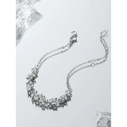 18K Crystal Chain Bracelet