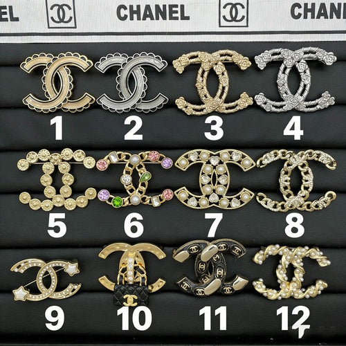 CC Gold Brooch Collection Four