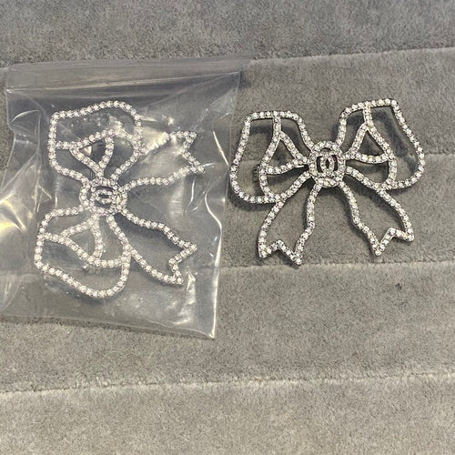 CC Diamond Butterfly Gold Brooch