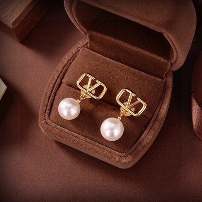 Vlogo Pearl Earrings