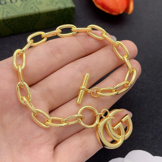 GG Interlocking G Gold Chain Bracelet