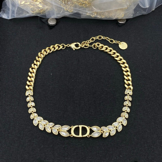 CD Crystal Choker Necklace
