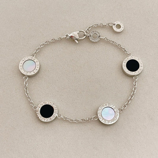 BVLG White Gold Bracelet