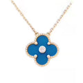 Lucky Diamond Clover Necklace