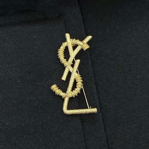 Saint Gold Brooch